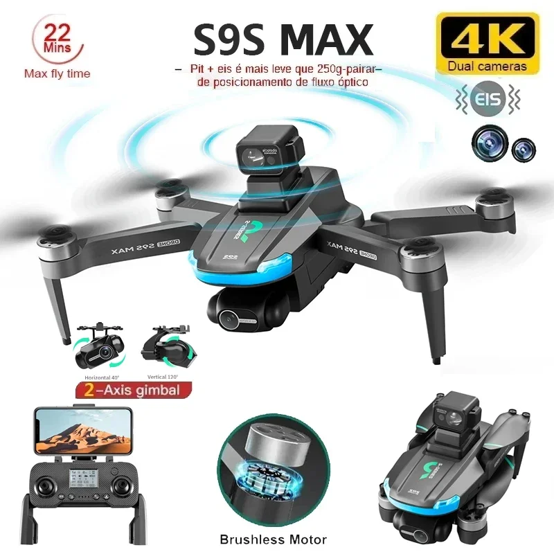 NOWOŚĆ S9S MAX MINI Drone 4K 2 – Drone Camera Hd recenzja i cena