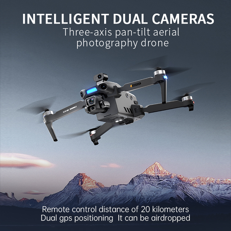 Nowy dron z podwójną kamerą 8K – Drone Camera Hd recenzja i cena
