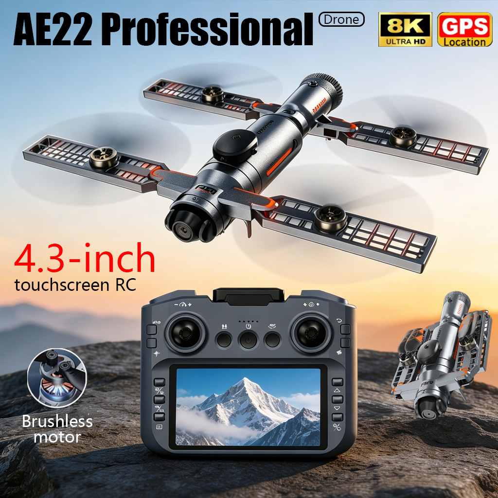 Ulepszony składany dron AE22 P – Drone Camera Waterproof recenzja i cena