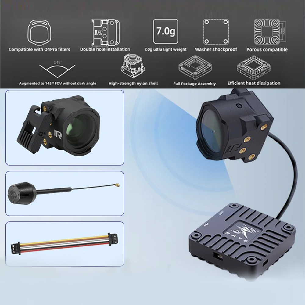 Zestaw CNC RATE O4 Lite Air Un – Drone Camera Case recenzja i cena