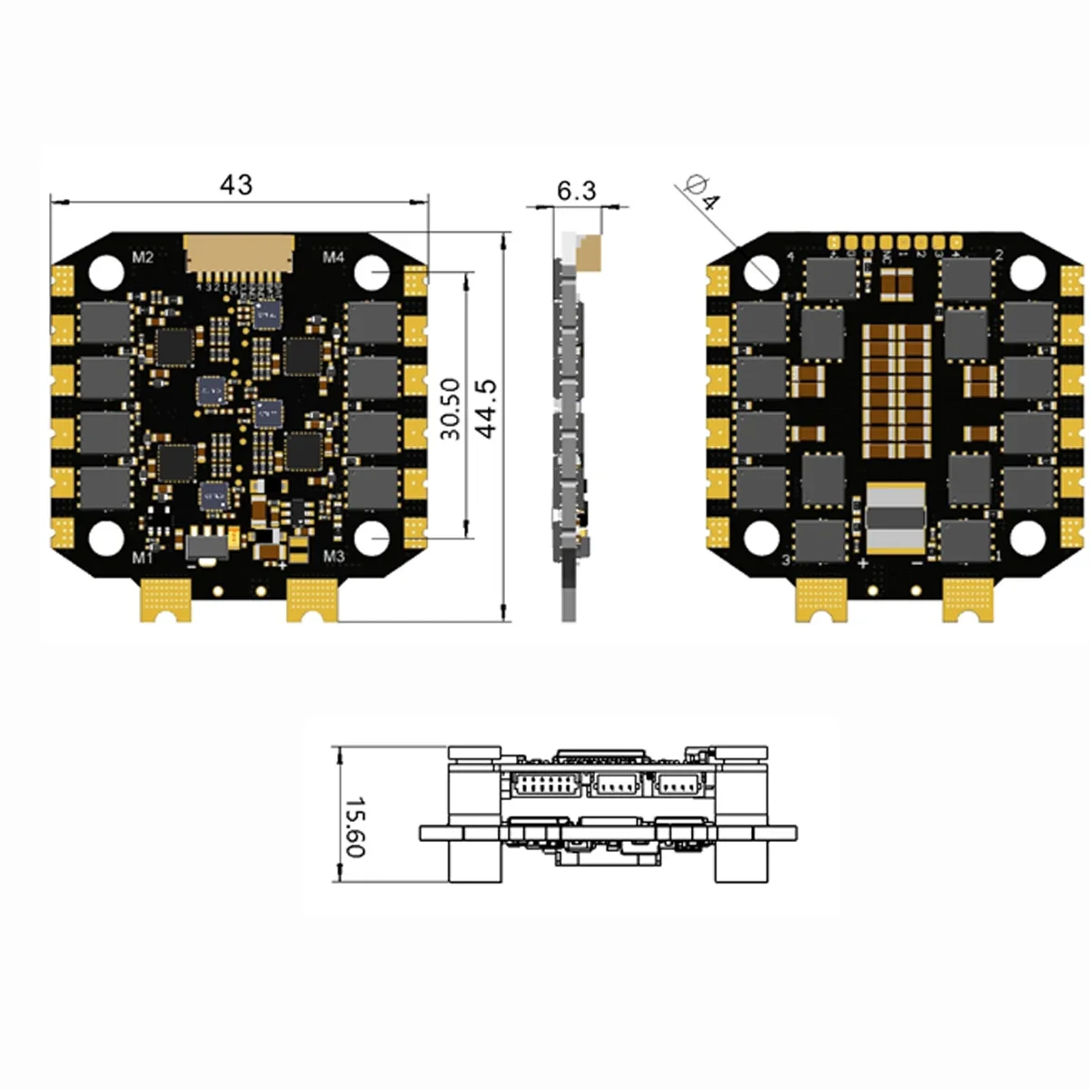 Sterownik lotu F405 F4 FC 60A  – Betaflight Fc F4 recenzja i cena